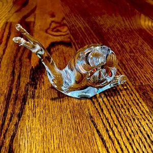 Baccarat Crystal Snail
